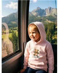 TATLAND BLUZA Z KAPTUREM DLA DZIEWCZYNKI MIŚ