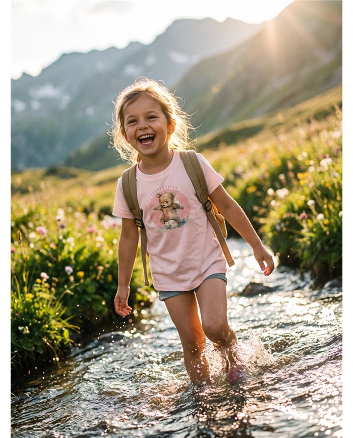 TATLAND DETSKÉ TRIČKO RUŽOVÝ MACKO