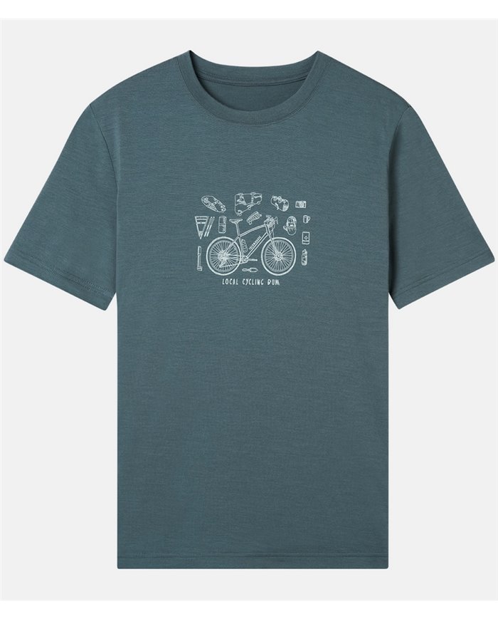 Men´s Merino Cycling Bum T-Shirt