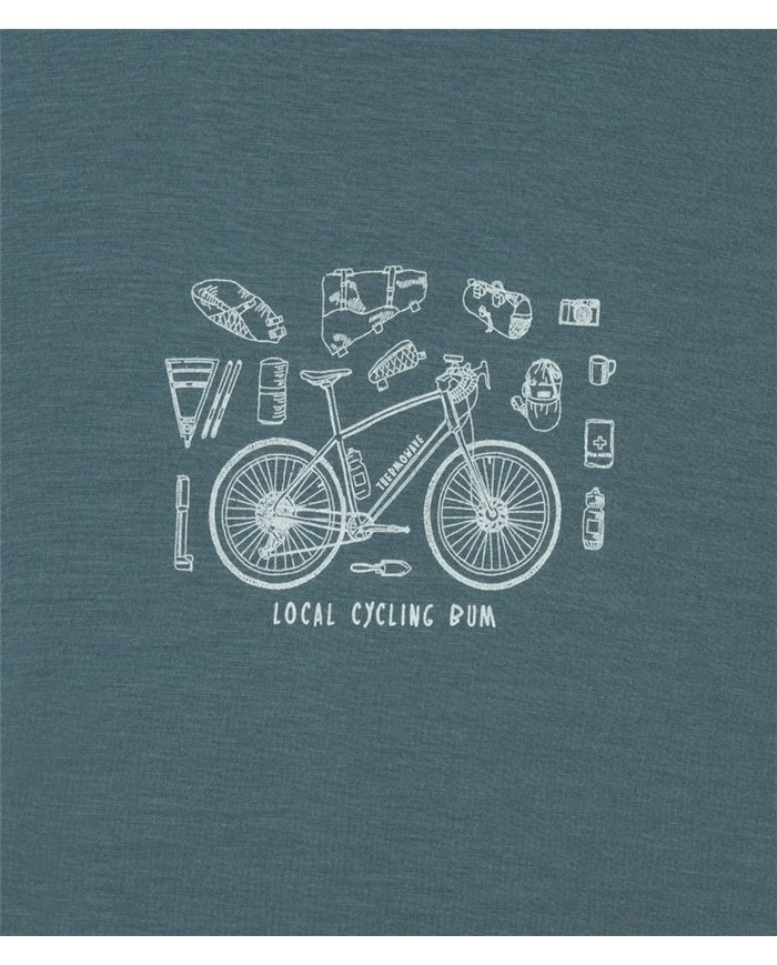 Men´s Merino Cycling Bum T-Shirt