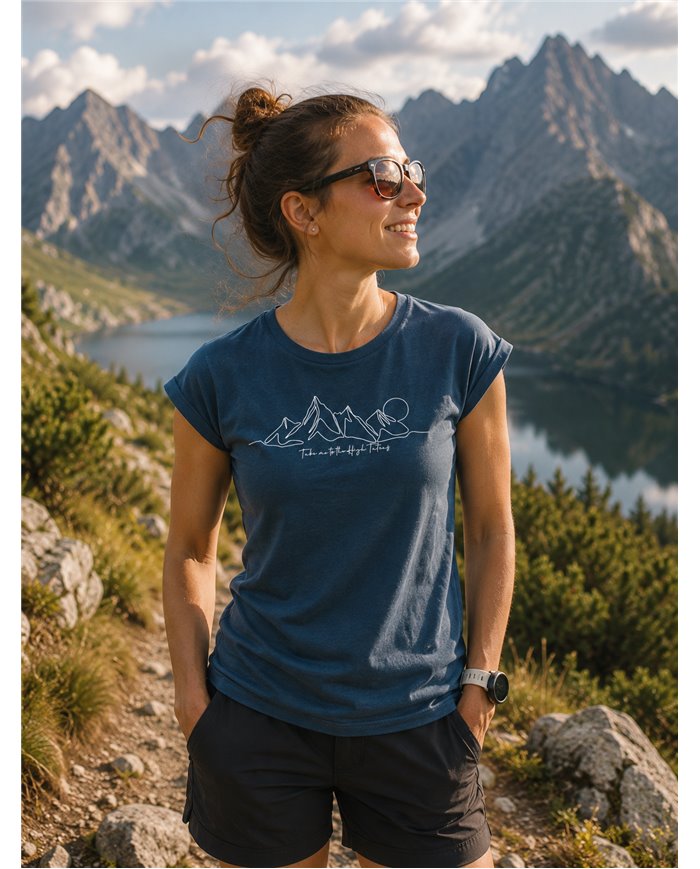 TATLAND WOMEN'S T-SHIRT MOUNTAIN LINE