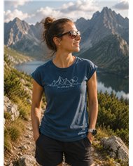 TATLAND WOMEN'S T-SHIRT MOUNTAIN LINE