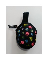 Doppelter Schnullerhalter aus Neopren Blackline