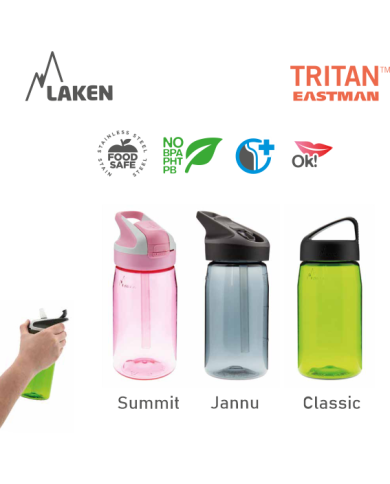 LAKEN TRITAN SUMMIT PLASTOVÁ FĽAŠA 450ML MODRÁ BPA FREE