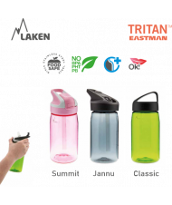 LAKEN JANNU TRITAN plastová flaša 450ml svetlozelená BPA FREE