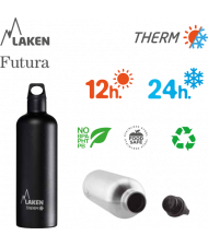 LAKEN FUTURA THERMO stainless thermo bottle 750ml green