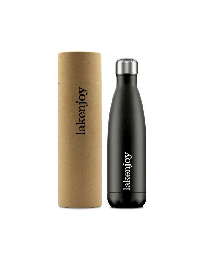 St.steel LakenJoy Thermoflasche 0,5 L. schwarz