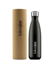 St.steel LakenJoy Thermoflasche 0,5 L. schwarz