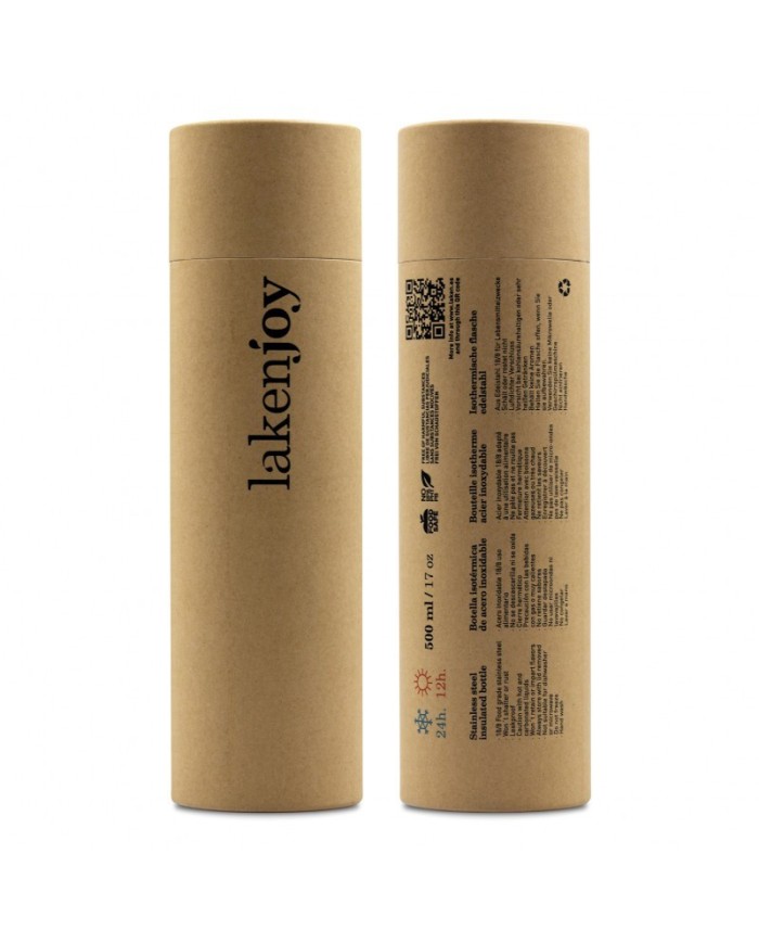 St.steel LakenJoy Thermo Bottle 0,5 L. czarna