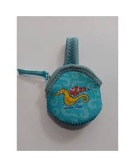 Doppelter Schnullerhalter aus Neopren A Caballito